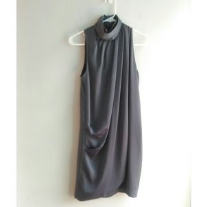 Gray Zara Woman Drape Dress